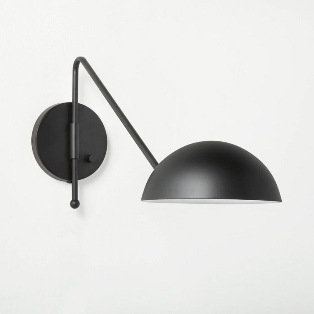 Sleek Black Wall Light Fixture